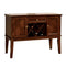 Hillsview I Transitional Style Server, Brown Cherry-Accent Chests and Cabinets-Brown Cherry-Wood-JadeMoghul Inc.