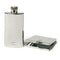 Hip Flask And Compact Mirror Gift Set (Pack of 1)-Personalized Gifts By Type-JadeMoghul Inc.