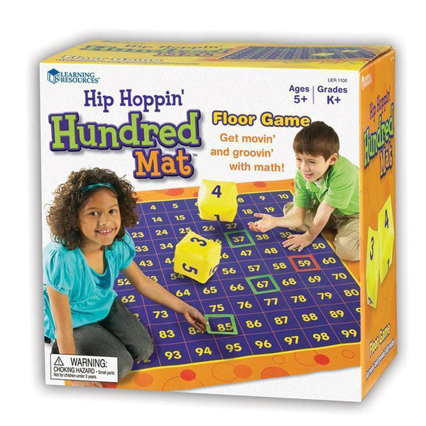 HIP HOPPIN HUNDRED MAT-Learning Materials-JadeMoghul Inc.