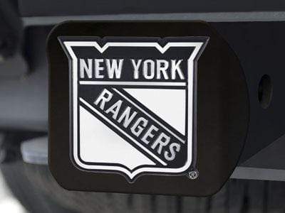 Hitch Cover - Black Trailer Hitch Covers NHL New York Rangers Black Hitch Cover 4 1/2"x3 3/8" FANMATS