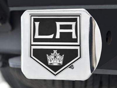 Hitch Cover - Chrome Trailer Hitch Covers NHL Los Angeles Kings Chrome Hitch Cover 4 1/2"x3 3/8" FANMATS