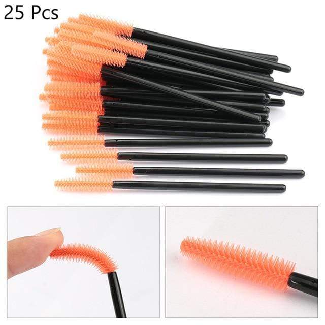 HMQ Disposable Silicone Gel Eyelash Brush Comb Mascara Wands Eye Lashes Extension Tool Professional Beauty Makeup Tool For Women AExp
