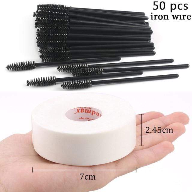 HMQ Disposable Silicone Gel Eyelash Brush Comb Mascara Wands Eye Lashes Extension Tool Professional Beauty Makeup Tool For Women AExp