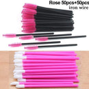 HMQ Disposable Silicone Gel Eyelash Brush Comb Mascara Wands Eye Lashes Extension Tool Professional Beauty Makeup Tool For Women AExp