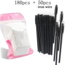 HMQ Disposable Silicone Gel Eyelash Brush Comb Mascara Wands Eye Lashes Extension Tool Professional Beauty Makeup Tool For Women AExp