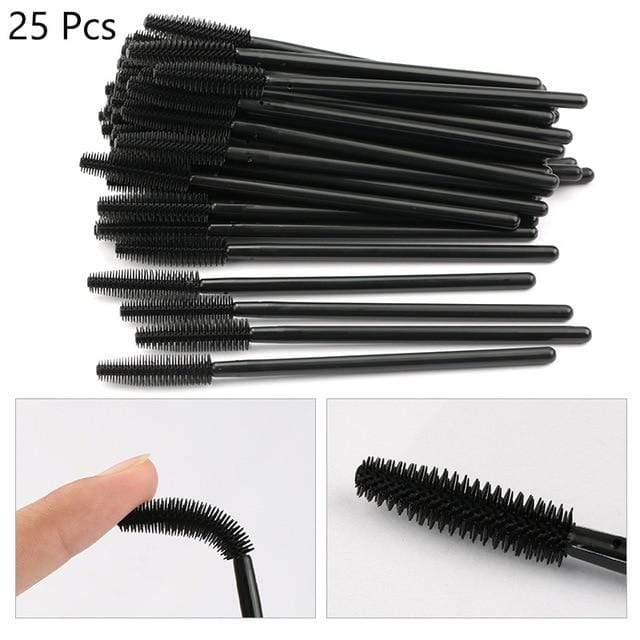 HMQ Disposable Silicone Gel Eyelash Brush Comb Mascara Wands Eye Lashes Extension Tool Professional Beauty Makeup Tool For Women AExp
