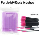 HMQ Disposable Silicone Gel Eyelash Brush Comb Mascara Wands Eye Lashes Extension Tool Professional Beauty Makeup Tool For Women AExp