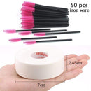 HMQ Disposable Silicone Gel Eyelash Brush Comb Mascara Wands Eye Lashes Extension Tool Professional Beauty Makeup Tool For Women AExp