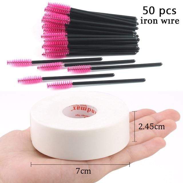 HMQ Disposable Silicone Gel Eyelash Brush Comb Mascara Wands Eye Lashes Extension Tool Professional Beauty Makeup Tool For Women AExp