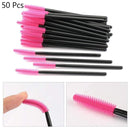 HMQ Disposable Silicone Gel Eyelash Brush Comb Mascara Wands Eye Lashes Extension Tool Professional Beauty Makeup Tool For Women AExp