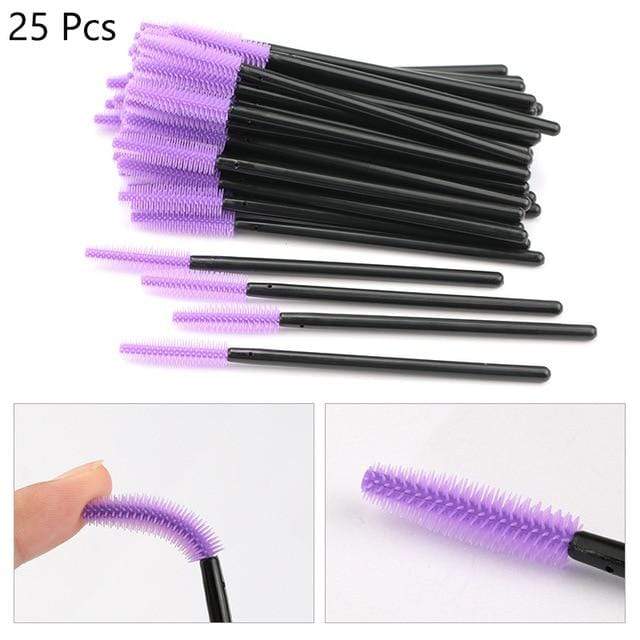 HMQ Disposable Silicone Gel Eyelash Brush Comb Mascara Wands Eye Lashes Extension Tool Professional Beauty Makeup Tool For Women AExp