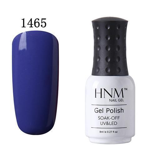 HNM 8ml UV Gel Nail Polish Pure Colors Nail Gel Lacquer Lucky Gel Polish Soak Off Gel Varnish Gelpolish Semi Permanent Gellak-1465-JadeMoghul Inc.