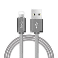 HOCO Metal Spring Charging USB Cable for Apple Lightning iPhone iPad Charger Cord for Mobile Phone OTG Data Line Sync Wire-Tarnish-120cm-JadeMoghul Inc.