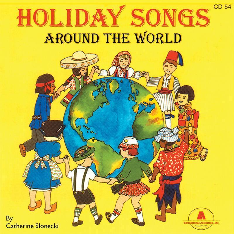 HOLIDAY SONGS AROUND THE WORLD CD-Childrens Books & Music-JadeMoghul Inc.