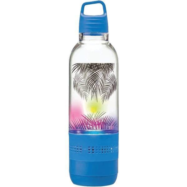 Holographic Light Water Bottle with Integrated Bluetooth(R) Speaker (Blue)-Bluetooth Speakers-JadeMoghul Inc.