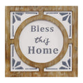 Home Art Art Ideas - 15.75" X 0.75" X 15.75" Natural Gray White Metal Mdf Wall Art HomeRoots