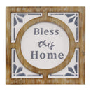 Home Art Art Ideas - 15.75" X 0.75" X 15.75" Natural Gray White Metal Mdf Wall Art HomeRoots