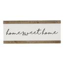 Home Art Black Art - 31.5" X 1" X 12.6" White Black Natural Wood Metal Fir Wood Wall Art HomeRoots