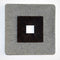 Home Art Modern Art - 1" x 19" x 19" Brown & Gray, Enclave Square, Ribbed - Wall Art HomeRoots