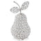Home Decor Aesthetic Room Decor - 5.5" x 5.5" x 10" Silver/Crystal - Pear HomeRoots