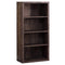 Home Decor Bookshelf Decor - 11'.75" x 23'.75" x 47'.5" Brown, Particle Board, Adjustable Shelves - Bookshelf HomeRoots