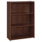 Home Decor Bookshelf Decor - 11'.75" x 24'.75" x 35'.5" Cherry, 3 Shelves - Bookcase HomeRoots