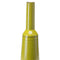 Home Decor Bottle Decoration - 4.3" X 4.3" X 14" Small Long Olive Green Neck Bottle HomeRoots