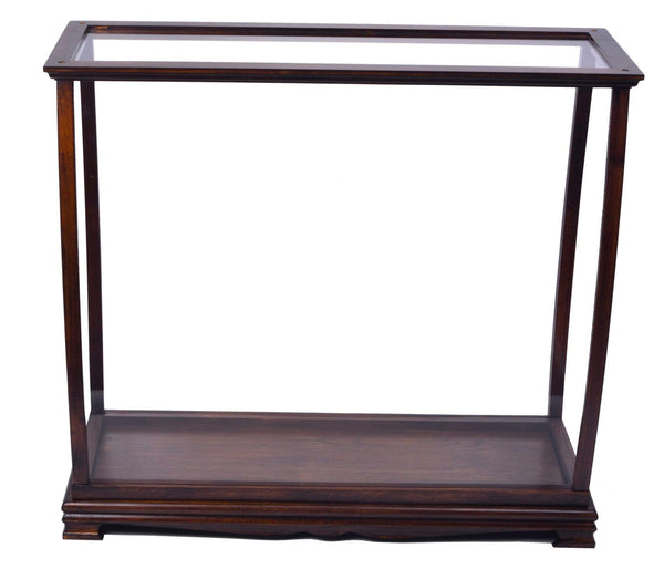 Home Decor Cute Room Decor - 13" x 34" x 31.5" Classic Brown, For Midsize Tall Ship - Display Case HomeRoots