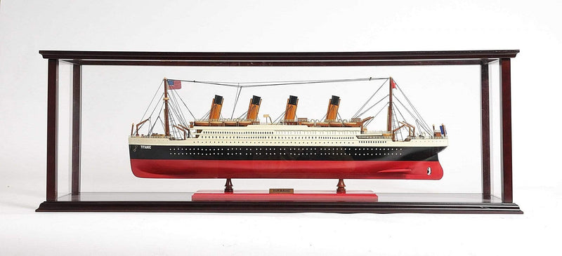 Home Decor Cute Room Decor - 9.5" x 38.5" x 16" Medium, Display Case for Cruise Liner HomeRoots