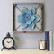 Home Decor Decoration Ideas - 15.75" X 1.97" X 15.75" Blue Metal Wood Flower HomeRoots