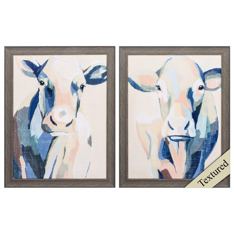 Home Decor Decorative Frame - 21" X 27" Distressed Wood Toned Frame Hertford Holstein (Set of 2) HomeRoots