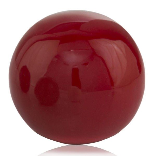 Home Decor Decorative Spheres - 3" x 3" x 3" Poppy Red Ball - Sphere HomeRoots