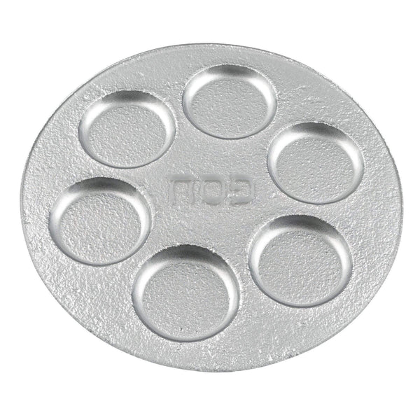 Home Decor/Gifts Decorative Plates - Sparkling Silver 13" Seder Plate Badash