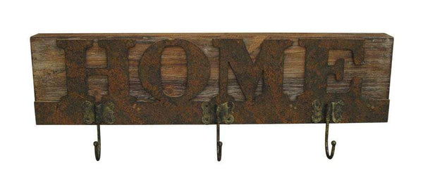 Home Decor Home Decorator's Collection - 1" x 23" x 20" Brown, Wooden - Plaque HomeRoots