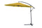 Home Decor Living Room Decor - 118" X 118" X 97" Yellow Steel Standing Umbrella HomeRoots