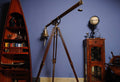 Home Decor Living Room Decor - 2.6" x 40" x 58" Telescope with Stand HomeRoots