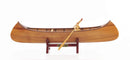 Home Decor Living Room Decor - 5" x 24" x 7" Indian Girl Canoe HomeRoots