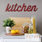 Home Decor Rustic Home Decor - 23" X 0.5" 5.5" Red Kitchen Wood Word Decor HomeRoots