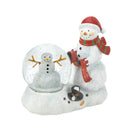 Home Decor Ideas Snowman Led Snow Globe