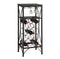 Home Essentials Perfect Bar - 12'.5" x 16'.25" x 40'.5" Black, Metal, Wine Bottle and Glass Rack - Home Bar HomeRoots