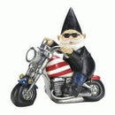 Cheap Home Decor Biker Gnome Solar Statue