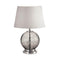 Table Lamps Grey Cracked Glass Table Lamp