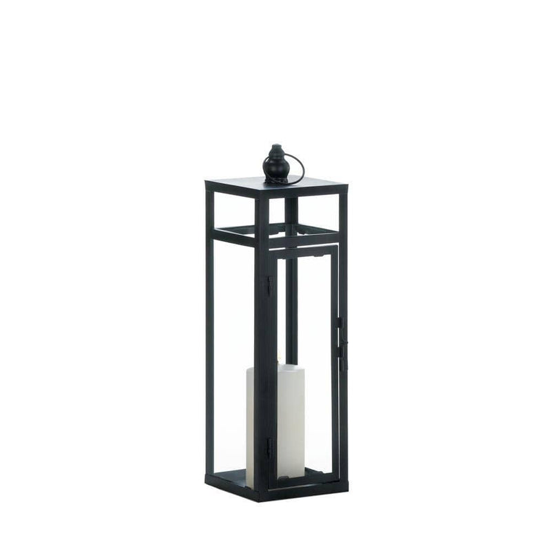 Lantern Lamp Black Dramatic Geometry Lantern