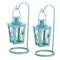 Home & Garden Gifts Lantern Lamp Baby Blue Hanging Railroad Lantern Pair Koehler