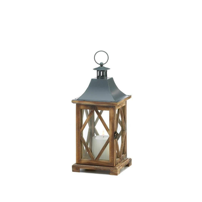 Home & Garden Gifts Lantern Lamp Wooden Diamond Lattice Lantern Koehler