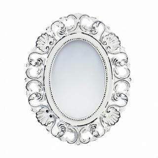 Home & Garden Gifts Living Room Decor Off White Distressed Scallop Wall Mirror Koehler