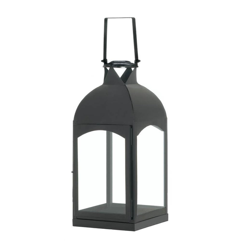 Lantern Candle Holder Large Domed Black Candle Lantern