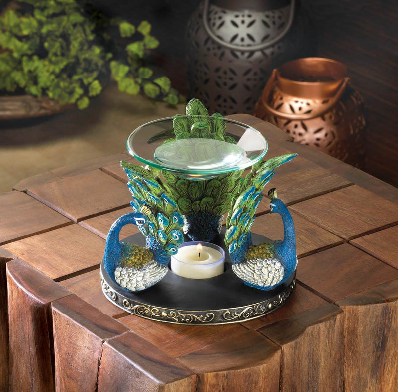 Home & Garden Gifts Peacock Plume Oil Warmer Koehler