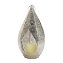 Decorative Lantern Silver Teardrop Lantern