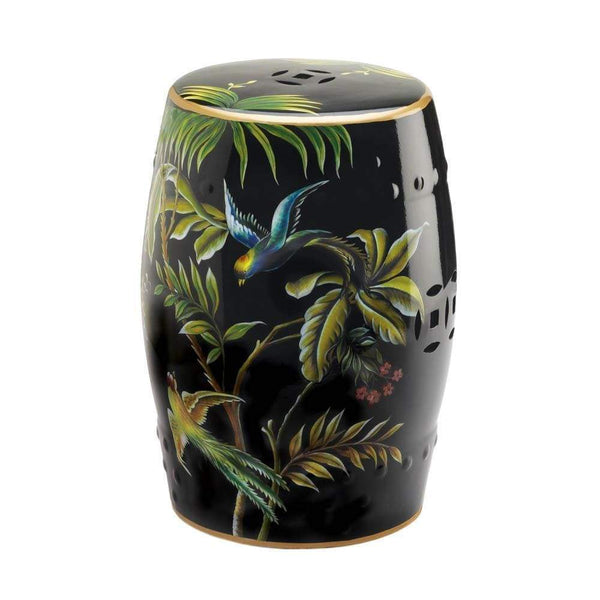 Home & Garden Modern Living Room Decor Tropical Birds Decorative Stool Koehler